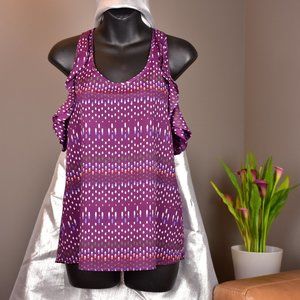 Akira Racerback Tank Purple